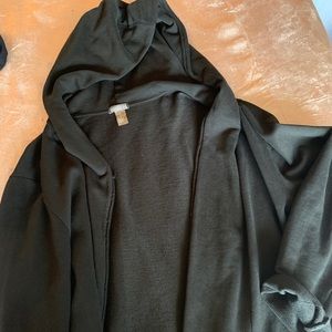 H&M cape style hooded cardigan xl
